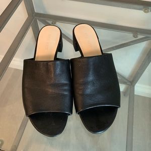 Leather Nine West Slides - Excellent used condition, only worn twice